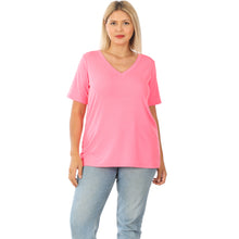 Load image into Gallery viewer, Short Sleeve V Neck Tee