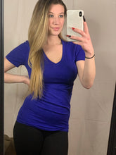Load image into Gallery viewer, Perfect V Neck Short Sleeve