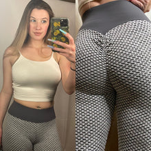 Load image into Gallery viewer, Textured Two Tone Booty Leggings