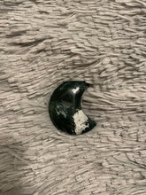 Load image into Gallery viewer, Moss Agate Crystal Moon