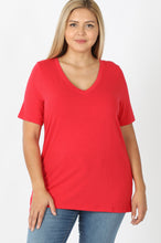 Load image into Gallery viewer, Short Sleeve V Neck Tee