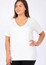 Load image into Gallery viewer, Short Sleeve V Neck Tee