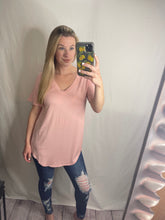 Load image into Gallery viewer, Luxe Short Sleeve V Neck