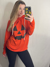 Load image into Gallery viewer, Jack-O-Lantern Pullover Hoodie
