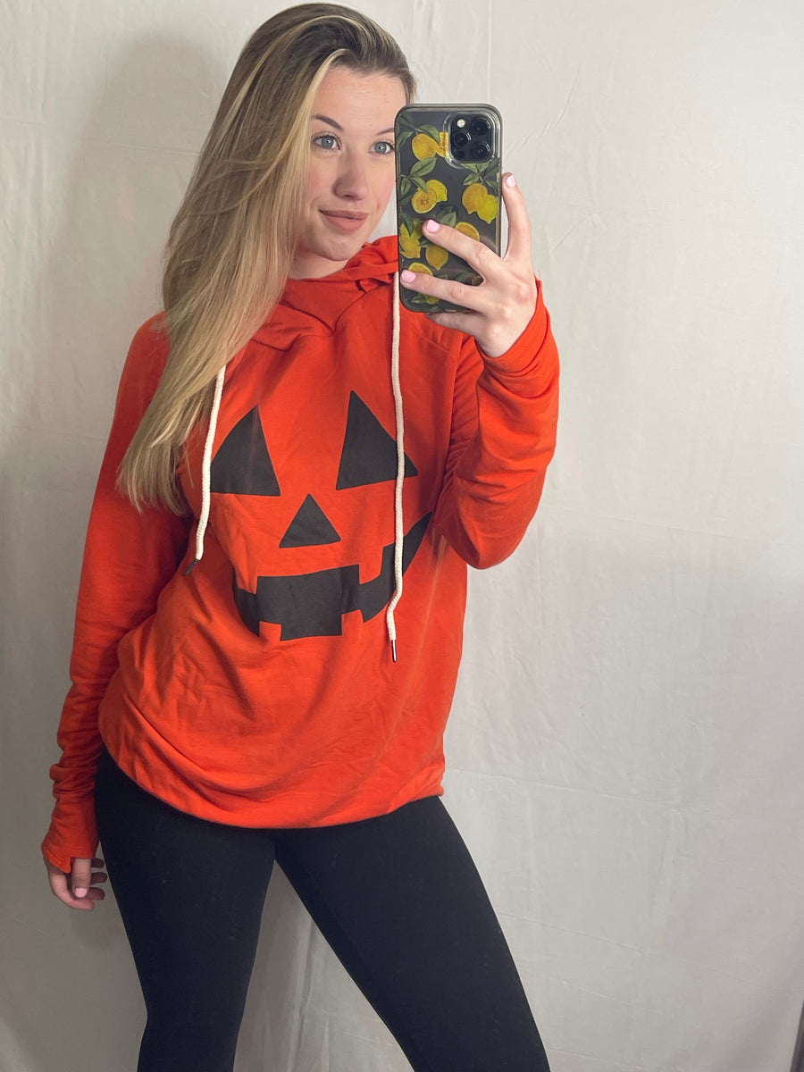 Jack-O-Lantern Pullover Hoodie – Love Chelsea, xxoo
