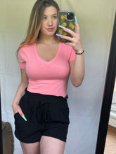 Load image into Gallery viewer, Perfect V Neck Short Sleeve