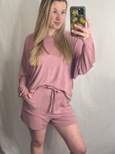 Load image into Gallery viewer, Oversized Dolman &amp; Shorts Lounge Set
