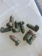 Load image into Gallery viewer, Unakite Mini Phallus Crystal Carving
