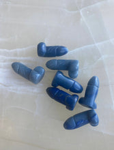 Load image into Gallery viewer, Blue Quartz Mini Phallus Crystal Carving
