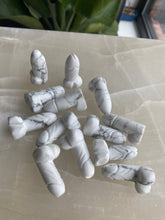 Load image into Gallery viewer, Howlite Mini Phallus Crystal Carving

